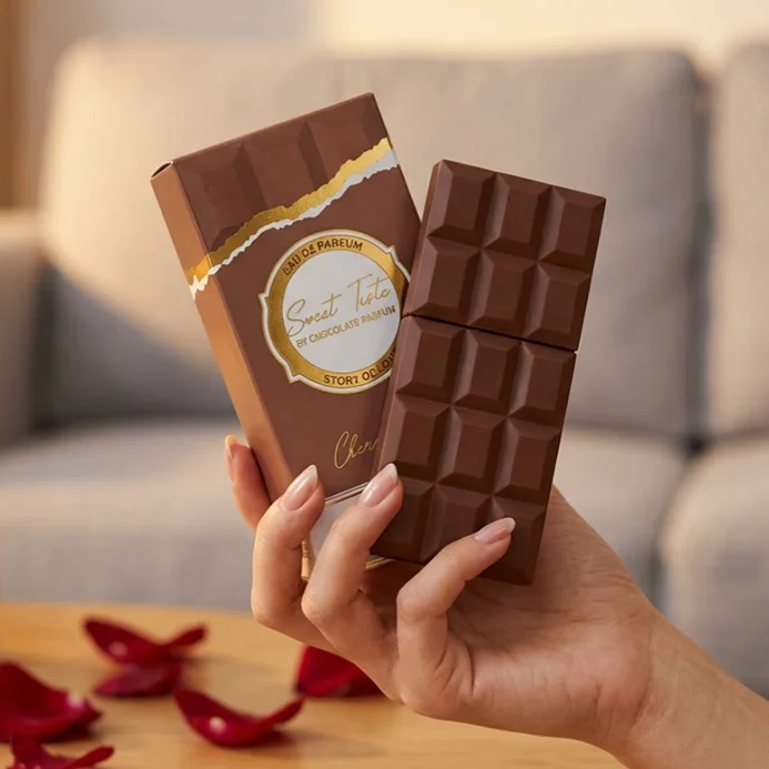 

Creative Chocolate-shaped Perfume 80ml Sweet Gourmet Eau De Parfum Spray Long-lasting Fresh Luxurious Women's Dating Perfume