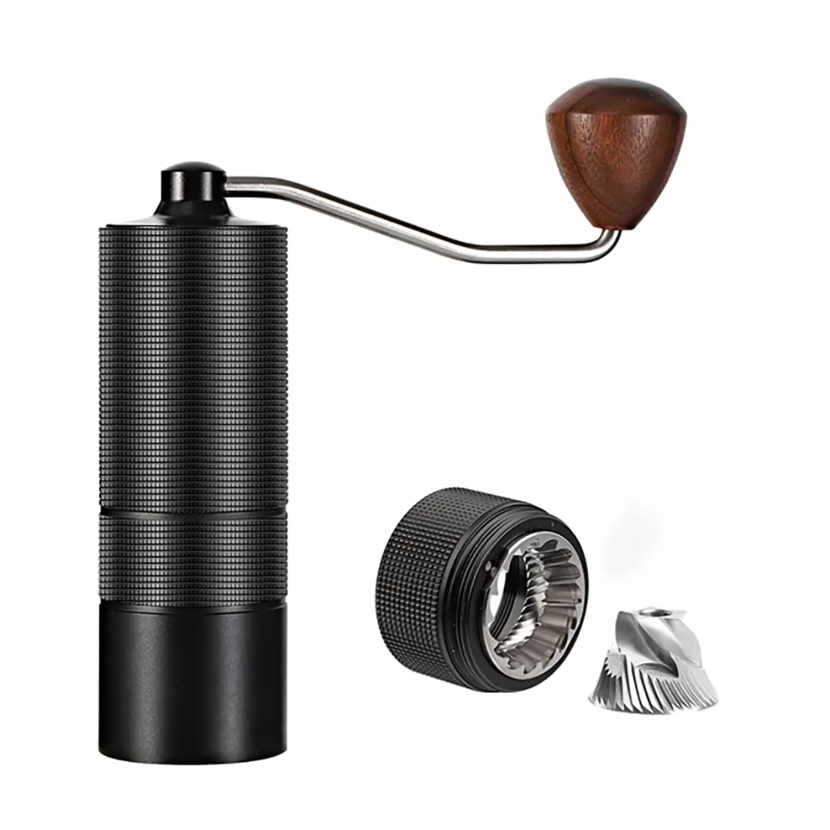 1Pc Stainless Steel Hand Operated Cafe Coffee Grinder Manual Portable Silver Mini Hand Bean Grinders Mill Coffee Making Tools