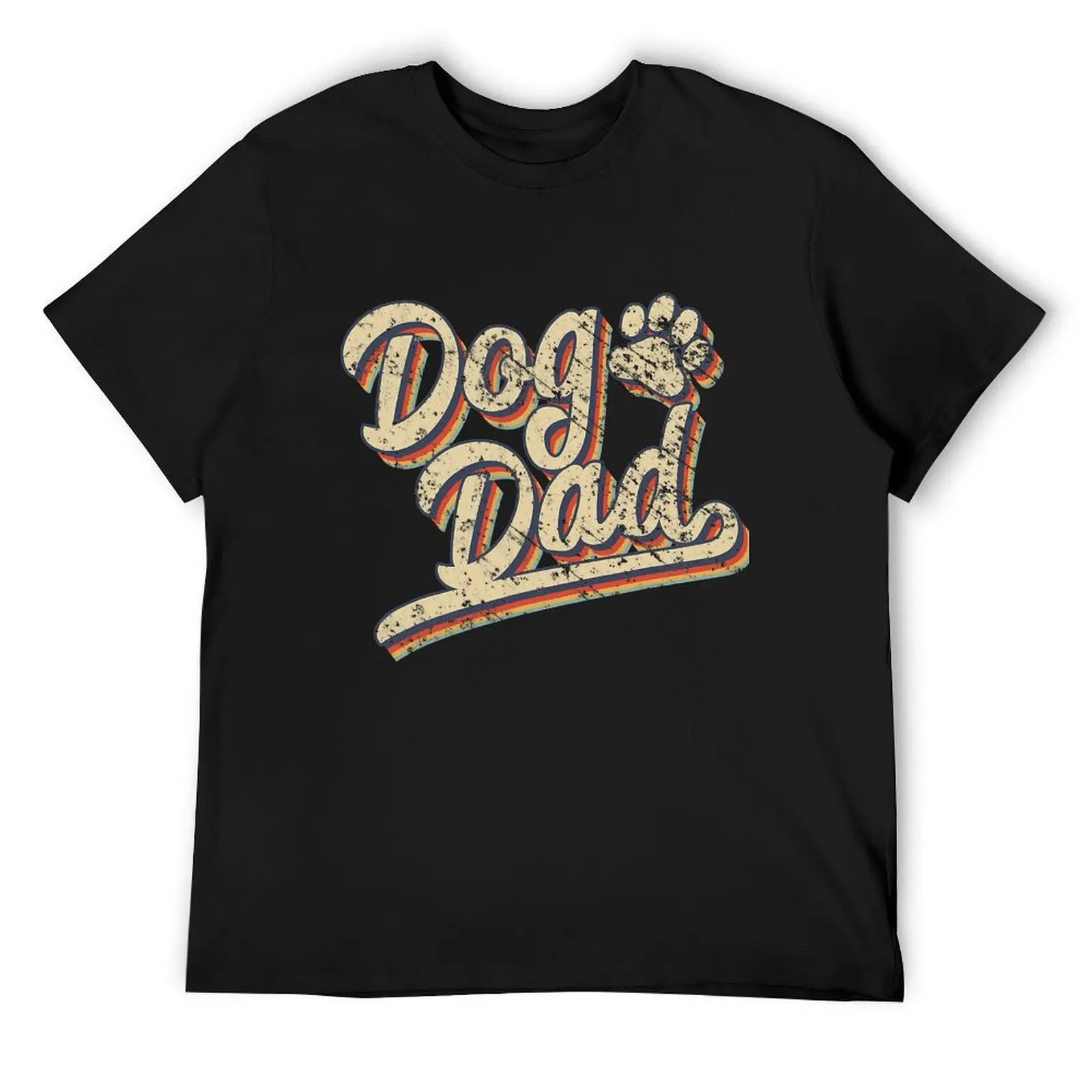

Dog Dad Retro Vintage Dog Dad Father's Day T-Shirt luxury designer tshirts personalised mens t shirt