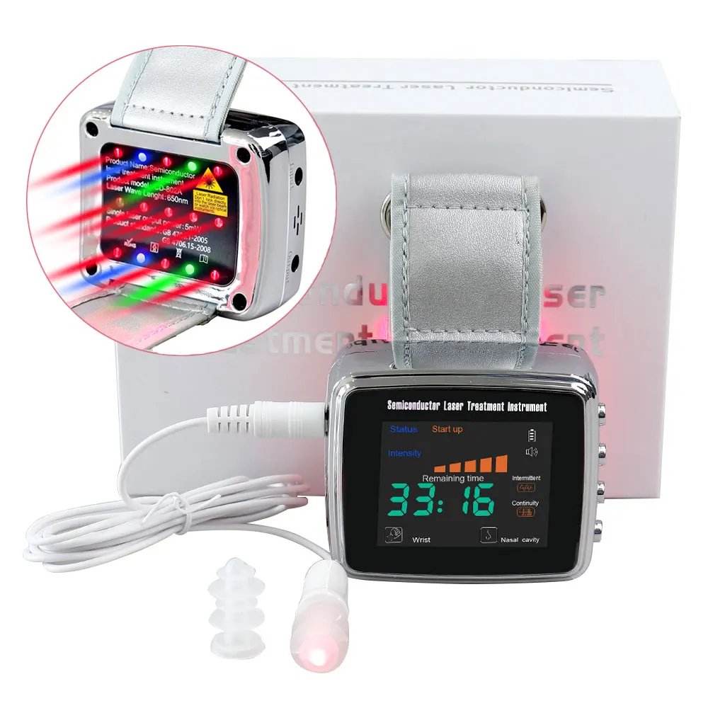 650nm-laser-15-holes-physiotherapy-lllt-diode-wrist-watch-sinusitis-rhinitis-hypertension-treatment-improve-blood-oxygenation