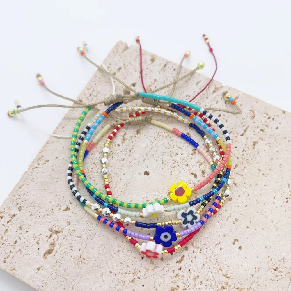 KKBEAD Boho Blumen-Schmuck Miyuki Armbänder Damen Y2K Armband Designer Valentinstag Geschenke Zierliche Dünne Pulseras Schmuckstücke – Detail 2