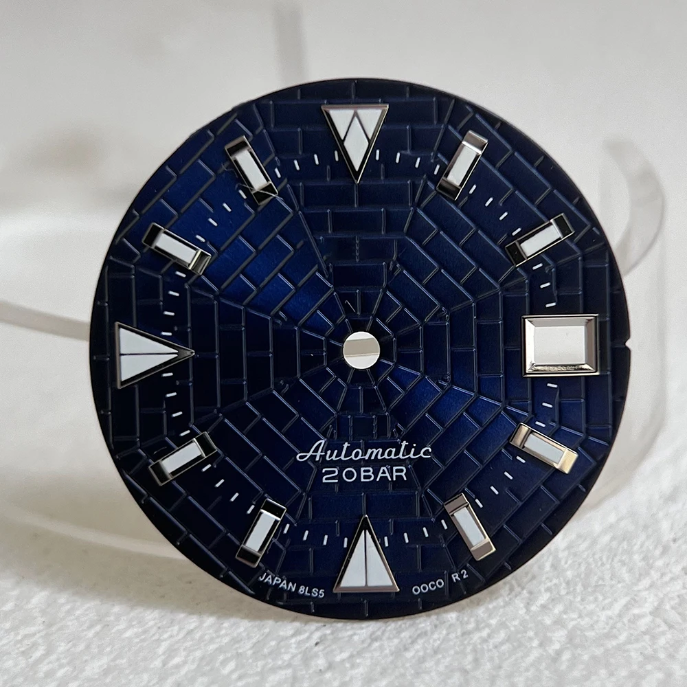 31mm S Logo NH35 NH36 Dial Spider Groove 4 Colors Single Date Aftermarket Upgrade Watch Parts