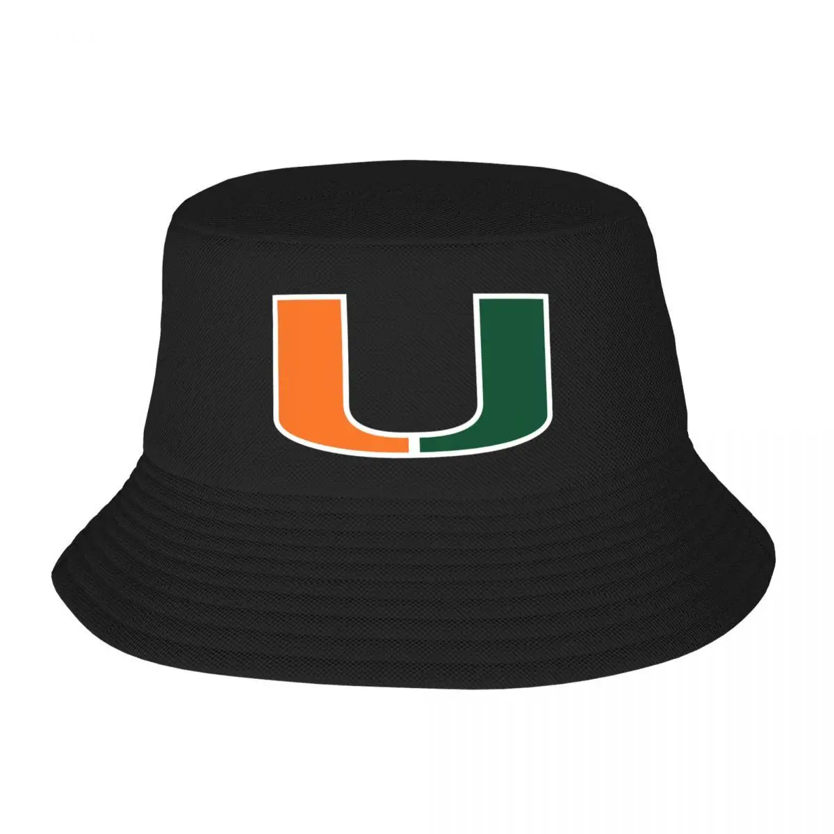 قبعة دلو رياضية من Be Miami Hurricanes مضادة للأشعة فوق البنفسجية للشاطئ قبعة بيسبول لصياد السمك