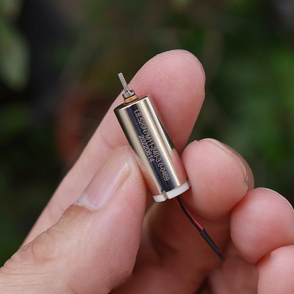 DC 3V-6V 8520 614 Mini Coreless Motor 39500RPM High Strength Magnetic High Speed Electric Engine Flat Position Shaft