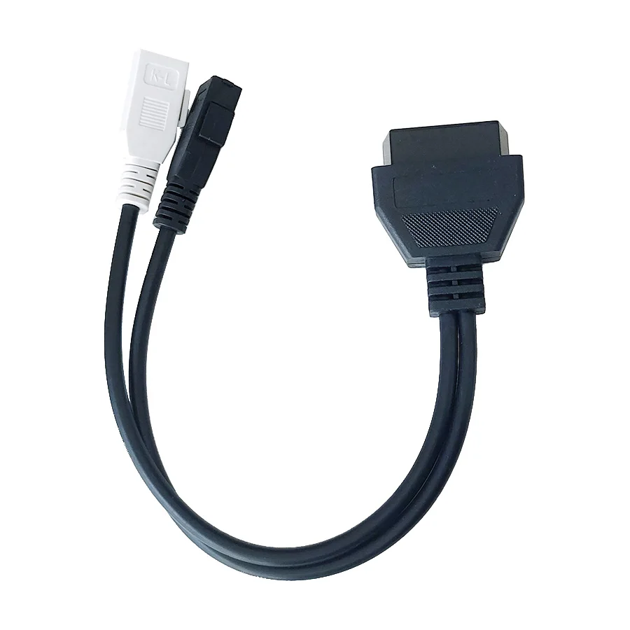 30CM for Audi Extend  Audi/VW/Seat/Skoda 2x2 2+2 To OBD 2 16 Pin Female Diagnostic Tools Connector Cable