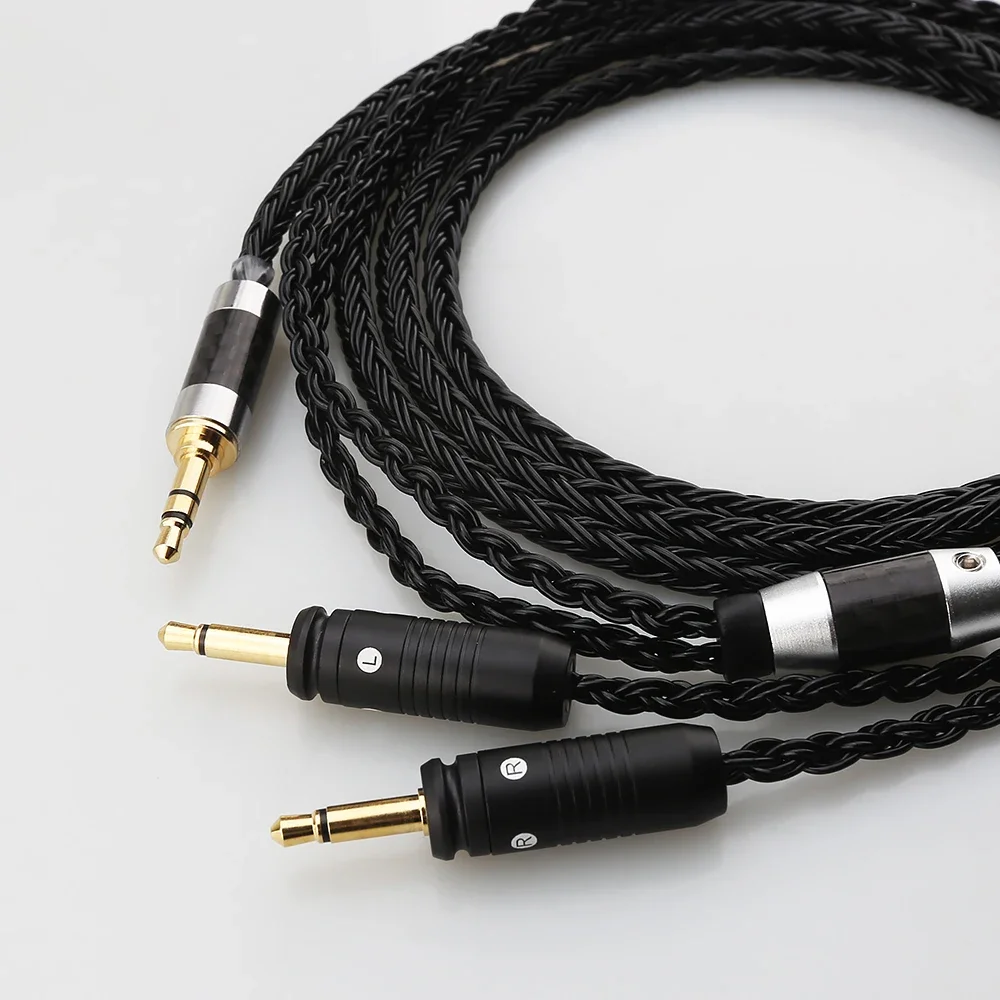 HIFI 2.5 مللي متر/3.5 مللي متر/4.4 مللي متر/4Pin XLR 16 Core 7N OCC واضح Celestee جديد البؤري الأذن سماعة الفرنسية يوتوبيا ترقية سماعة كابل