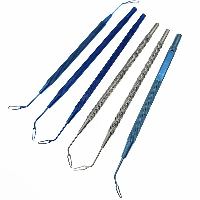 

Титановая маленькая игровая пластина Lncision, крючки с левым ушком, офтальмологические хирургические инструменты для домашних животных