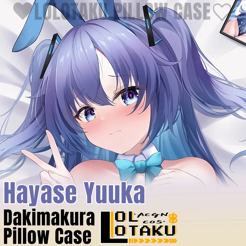 

Hayase Yuuka Dakimakura Blue Archive Pillow Case Hugging Full Body Sexy Cushion Cover Home Bedding Decor Pillowcase Otaku Gift