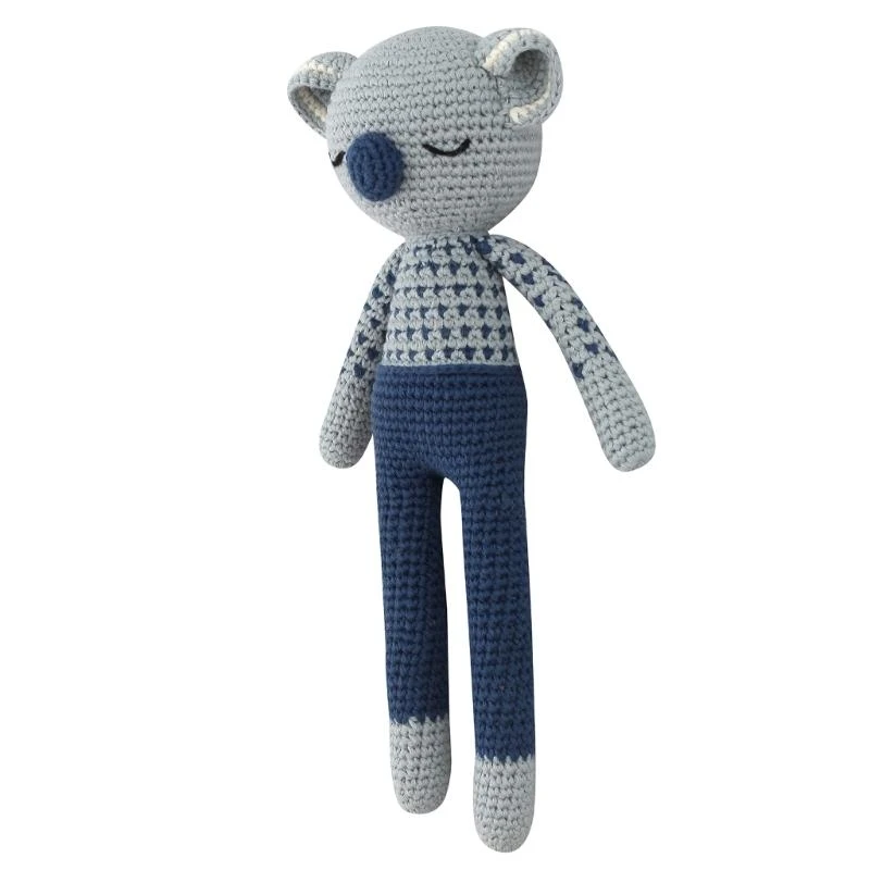 J15U دمية كروشيه مصاصة سلسلة الطفل عضاضة حشرجة الموت للجنسين لعبة مضغ الرضع #5