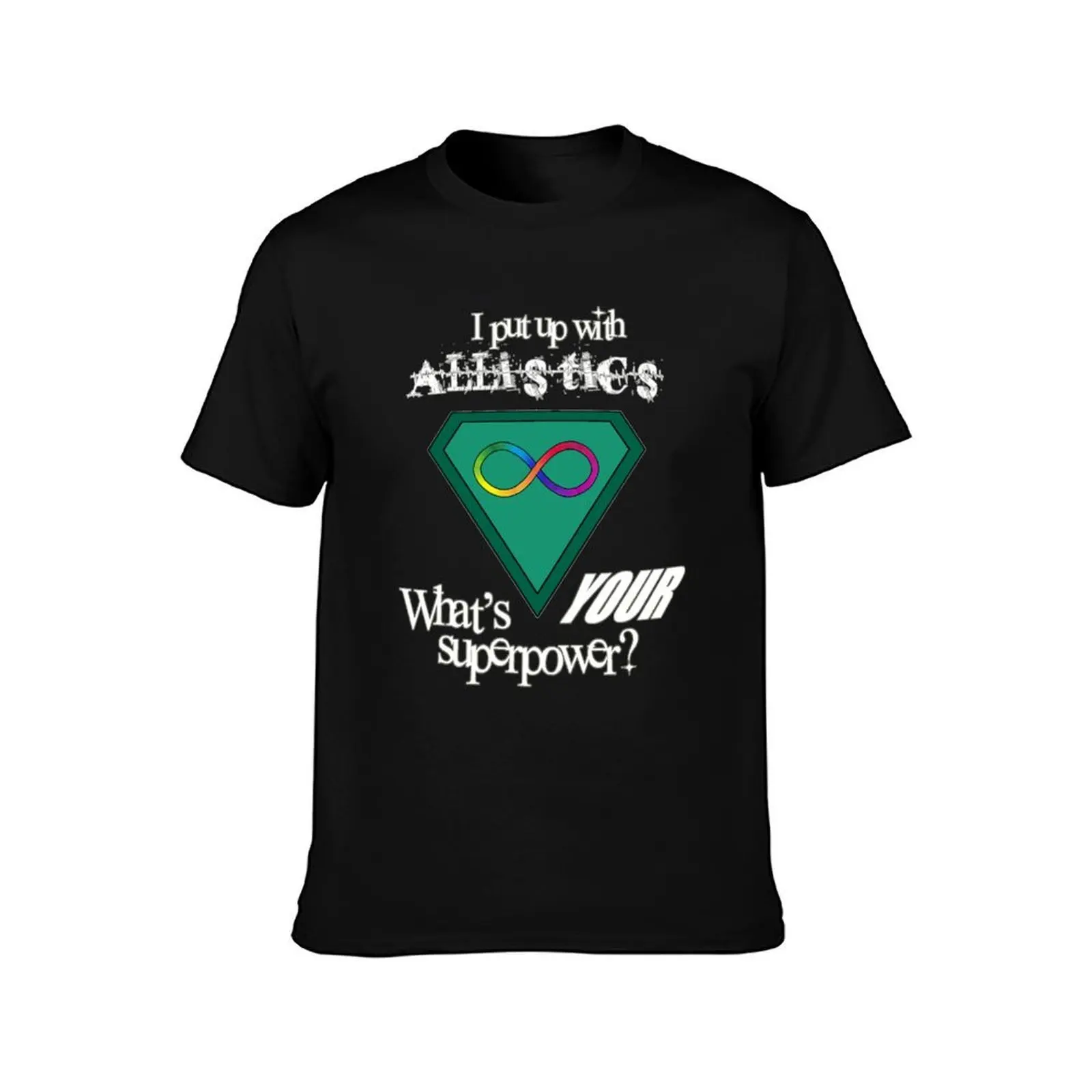 أنا نص مضحك) رجل تي الفكاهة الظلام مع مصمم قميص Allistics تي شيرت وضع قميص ل (الرجل الأبيض تي 100 بالمائة القطن تي شيرت