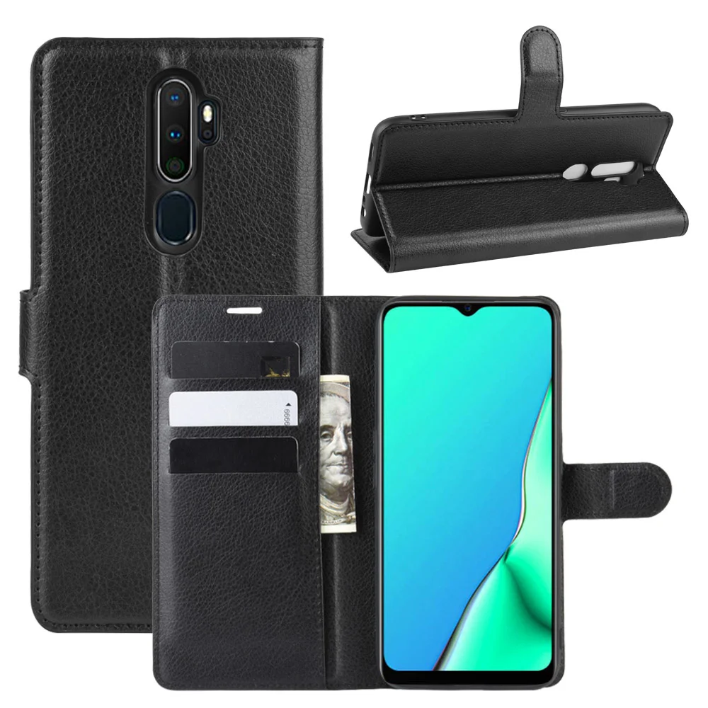 

Phone Case For OPPO A5 A9 2020 Cover Case Leather Flip Wallet Cover For OPPO A9 2020 Coque With Card Holder A 5 2020 Fundas
