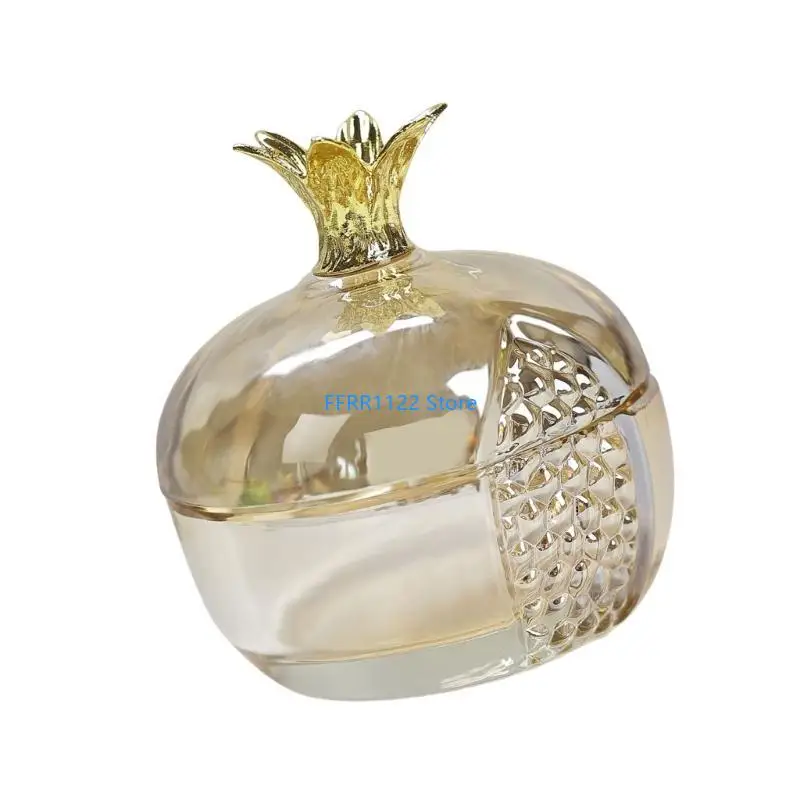 Y1UFカボチャ形状アクリルネイル用のネイルダッペンディッシュガラスクリスタルアクリルパウダーホルダー付きダッペンディッシュカップ