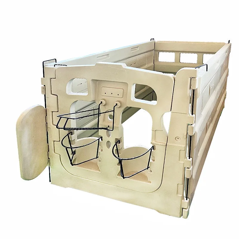 Farm Equipment Indoor Calf House Easy Installation Grade Plastic Baby Cage Calf House