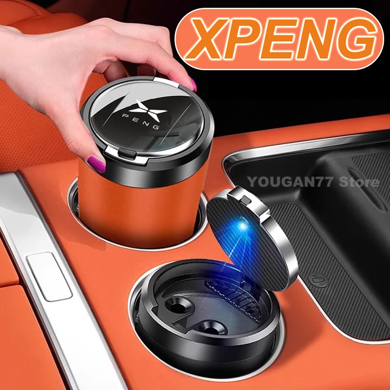 منفضة سجائر السيارة لـ Xpeng G6 G9 Q2 Q3 P5 P7 X9MONA M03 G3i 2025 جديد السيارات المحمولة انفصال منفضة سجائر السيارة الملحقات الداخلية