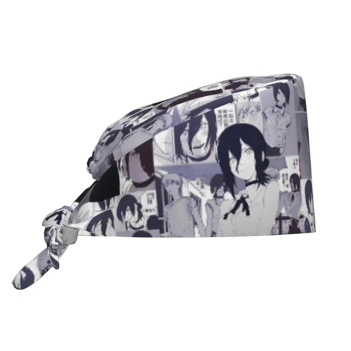 

Chainsaw Man Reze Lab Surgeon Surgical Cap Anime Manga Lab Doctor Spa Work Hats Cap Vintage Men Women Scrubs Hat