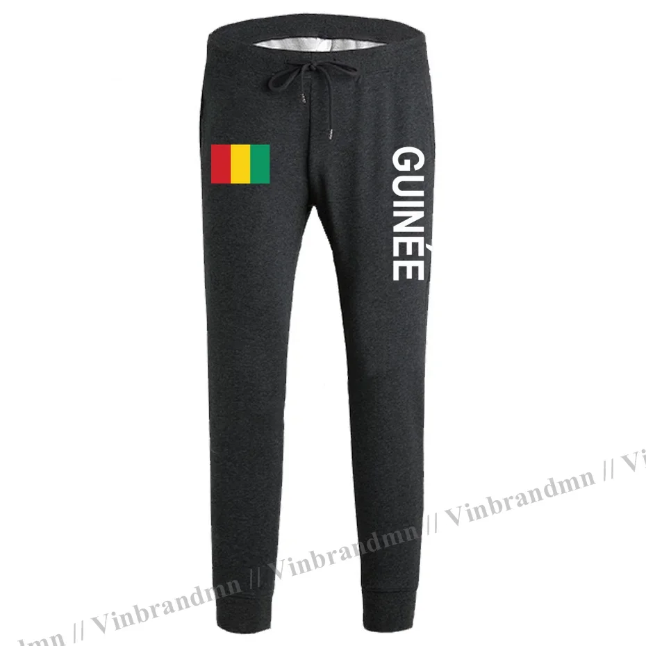 Republic of Guinea GIN Guinean GN mens pants joggers jumpsuit sweatpants track sweat fitness fleece tactical casual nation flag