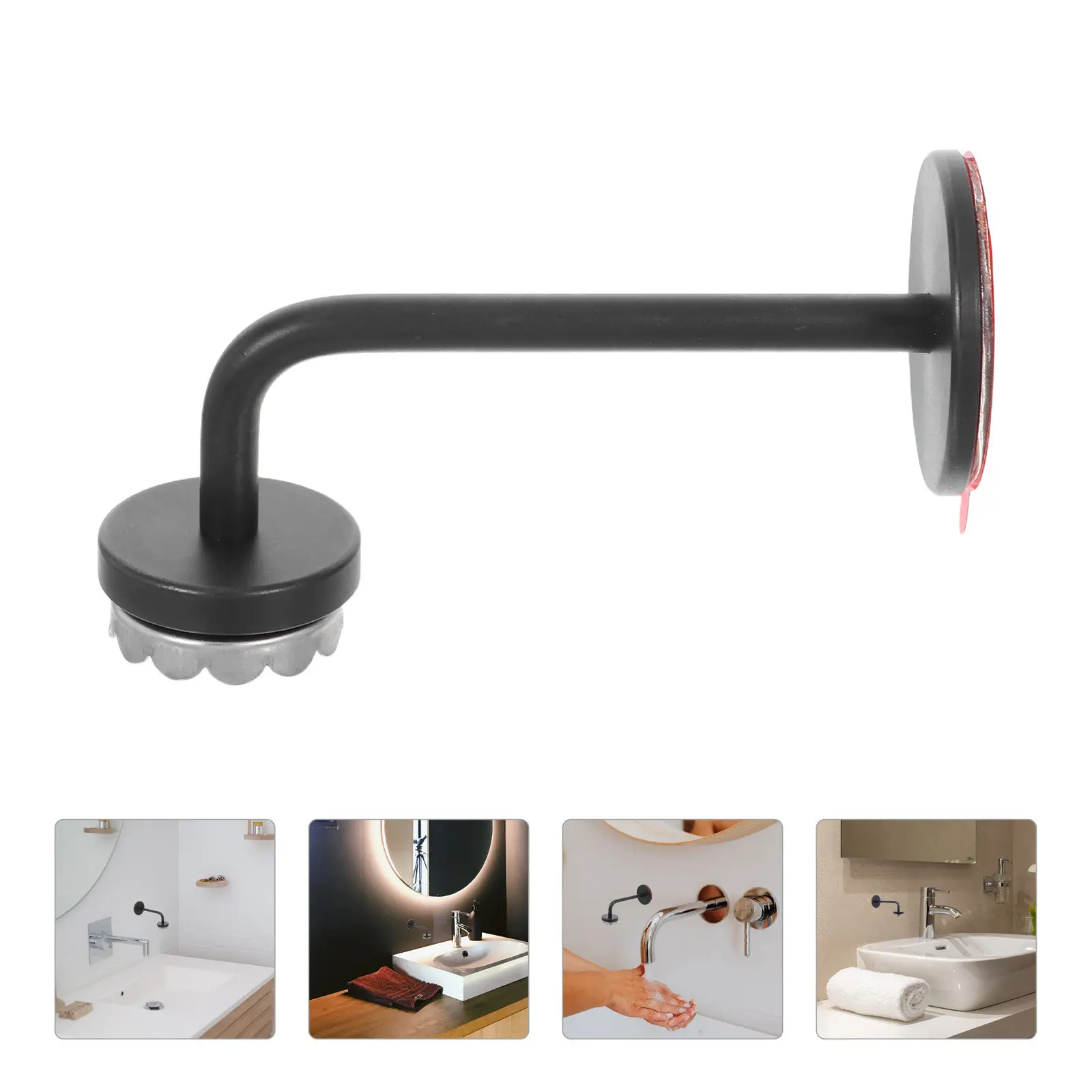 

Magnetic Holder Stainless Steel Self Draining Mounted Dish No Drill Installation For Bathroom Shower Suction Organizer Bar Wall