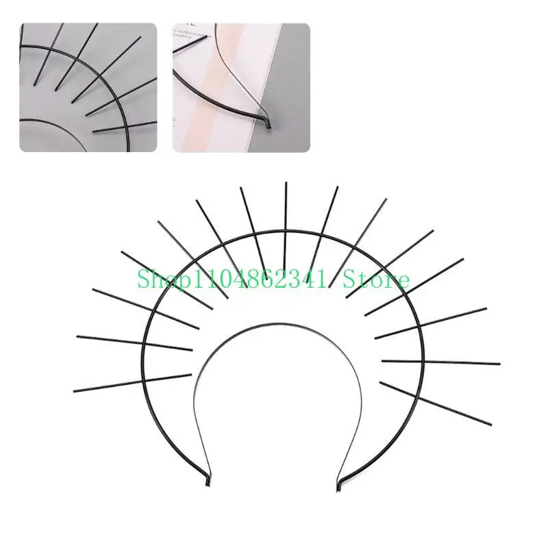 

652F Tiaras Crowns Pageant Prom Angel Headband Bachelorette Party Photo Props