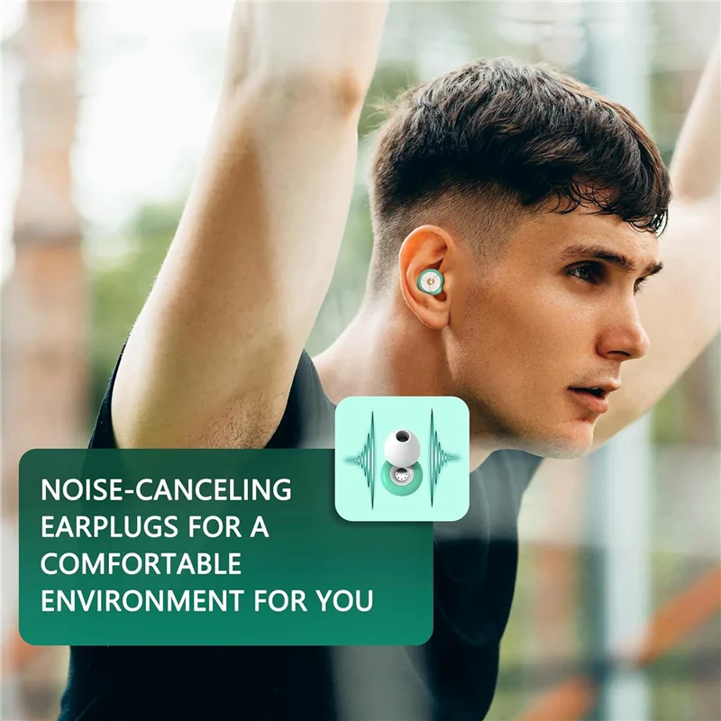 AT44-4X Ear Plugs For Sleeping Noise Reduction, Reusable Earplugs Noise Cancelling For Hearing Protection-Perfect For Sleep