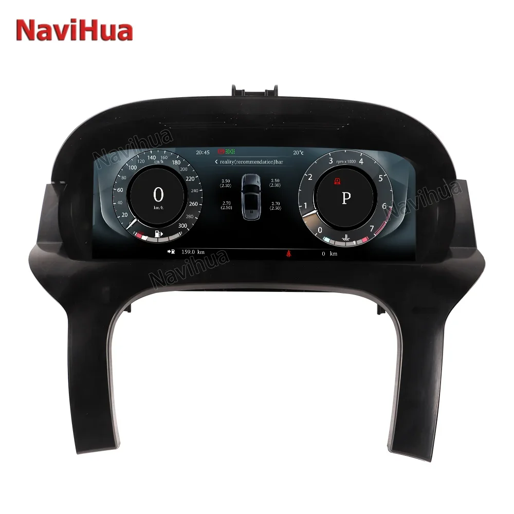 

NaviHua Upgrade12.3 Inch For Range Rover Evoque Car Digital Cluster Instrument LCD Dashboard Auto Speedometer Virtual Cockpit