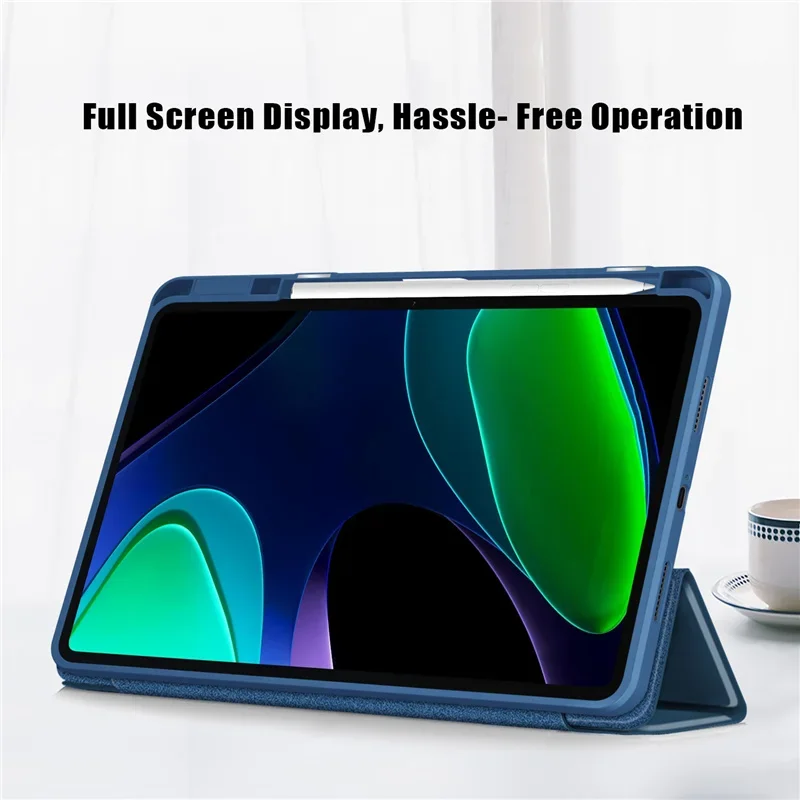 Para Xiaomi Mi Pad 6 Pro 11 pulgadas 2023 Funda con portalápices carcasa trasera transparente Funda para Xiaomi Pad 6 Mi Pad 6 Pro