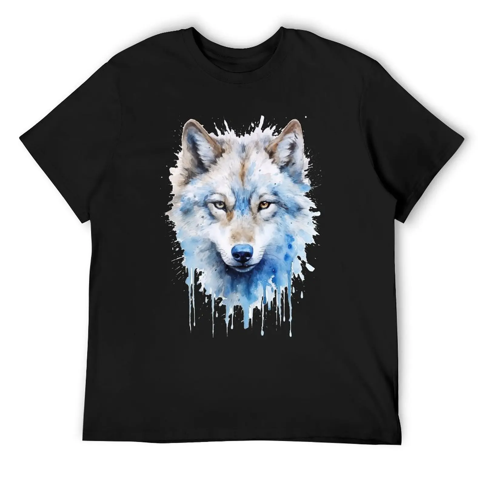 

Wolf T-Shirt oversize t-shirts man customizeds customs design your own funny meme t-shirts mens plain t shirts