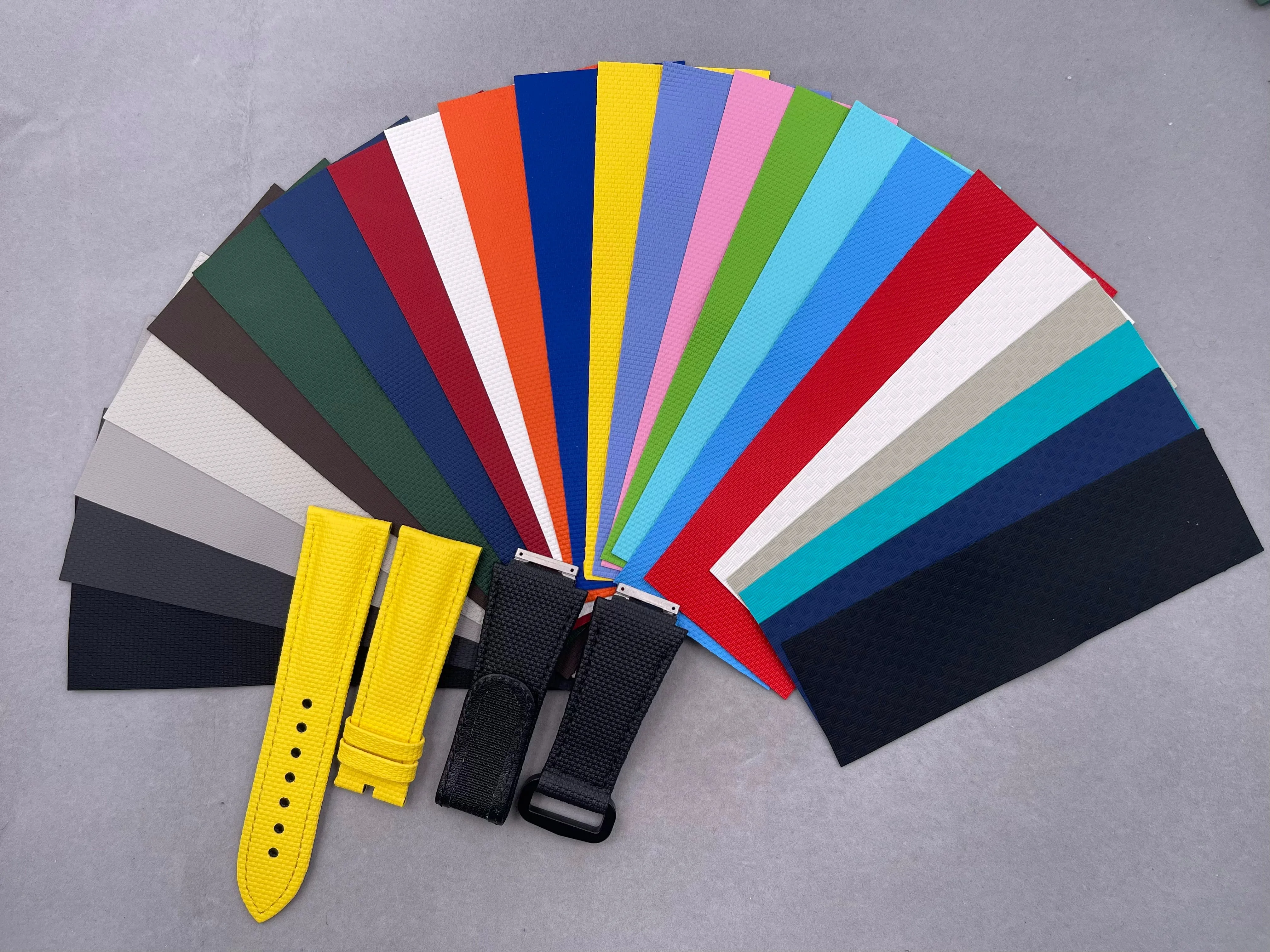 SUITIBLE FOR HUBLOT BIG BANG SERIES 411, RUBBER QUICK-CHANGE WATCH STRAP