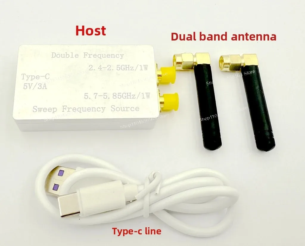2.4GHz 5.8GHz Dual-band Sweep Source Dual Antenna 1W Output Power