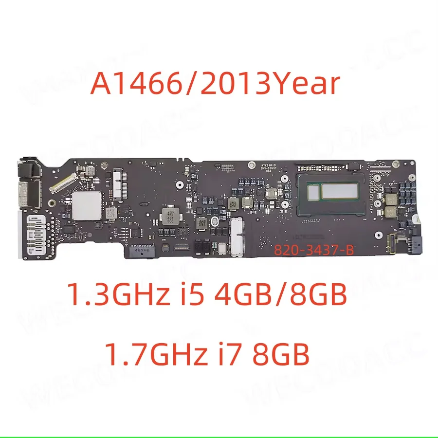 

Оригинальная материнская плата A1466 i5 i7 4 ГБ 8 ГБ для Macbook Air 13 дюймов A1466 материнская плата 820-3437-B 2013 лет