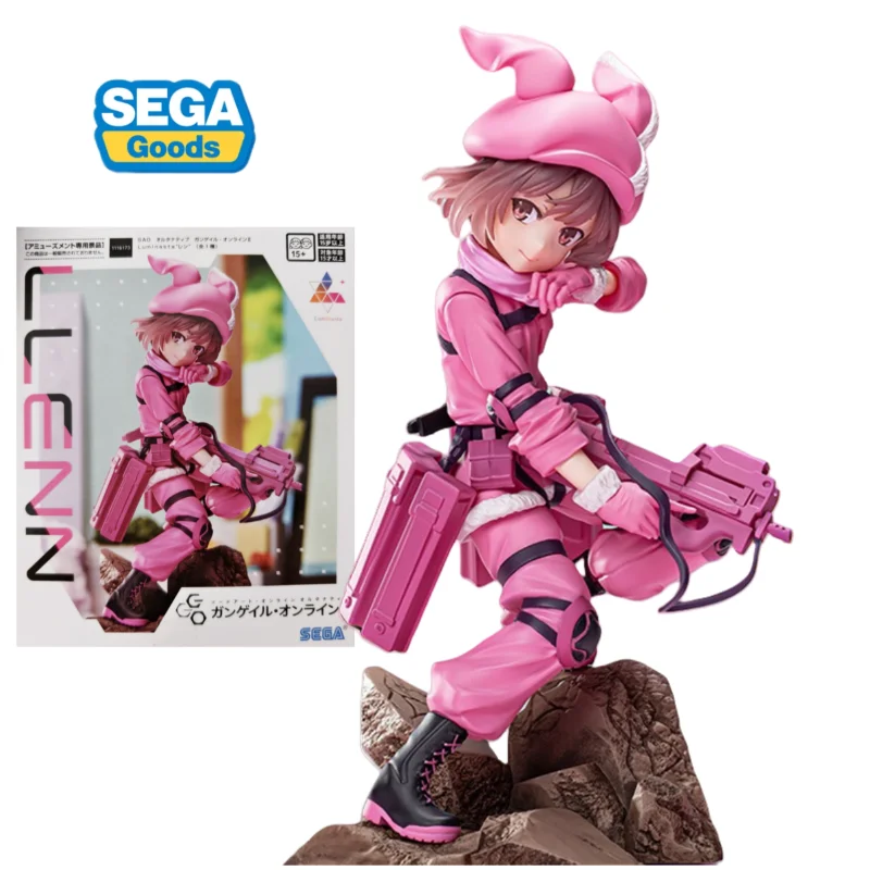 

In Stock Original SEGA Luminasta Sword Art Online Alternative: Gun Gale Online Llenn Anime Figure Model Collection Toy Gifts