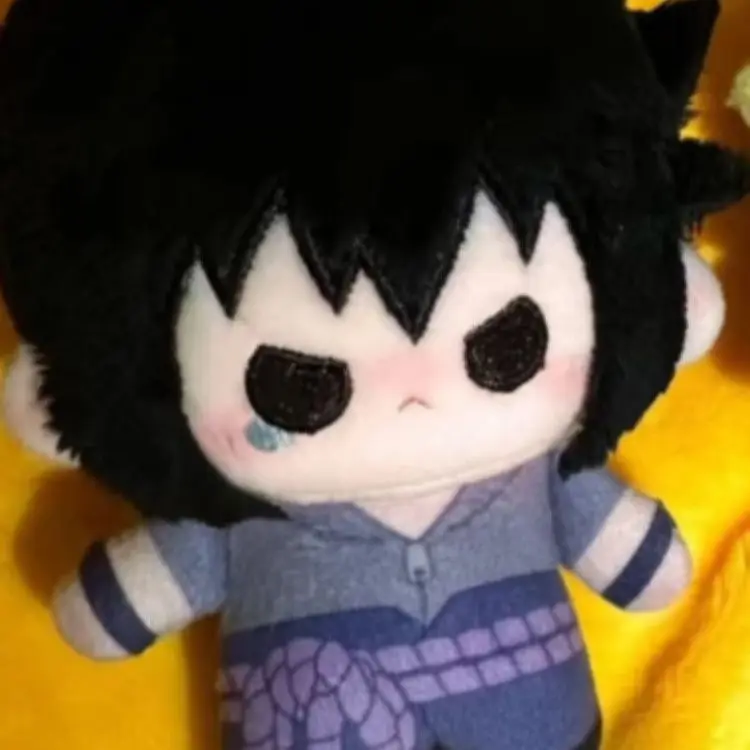 10cm NARUTO animation peripherals Naruto Uzumaki Uchiha Sasuke cotton doll plush toy, gift for friends view 5