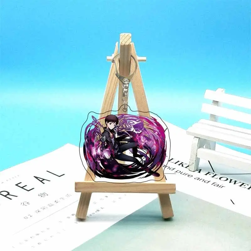 New EVA Acrylic Keychain Asuka Langley Soryu Ikari Shinji Anime Peripherals Cute Cartoon Schoolbag Pendant Delicate Collection