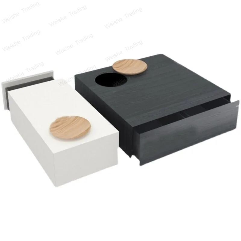

Nordic paint coffee table creative art living room modern simple tea table