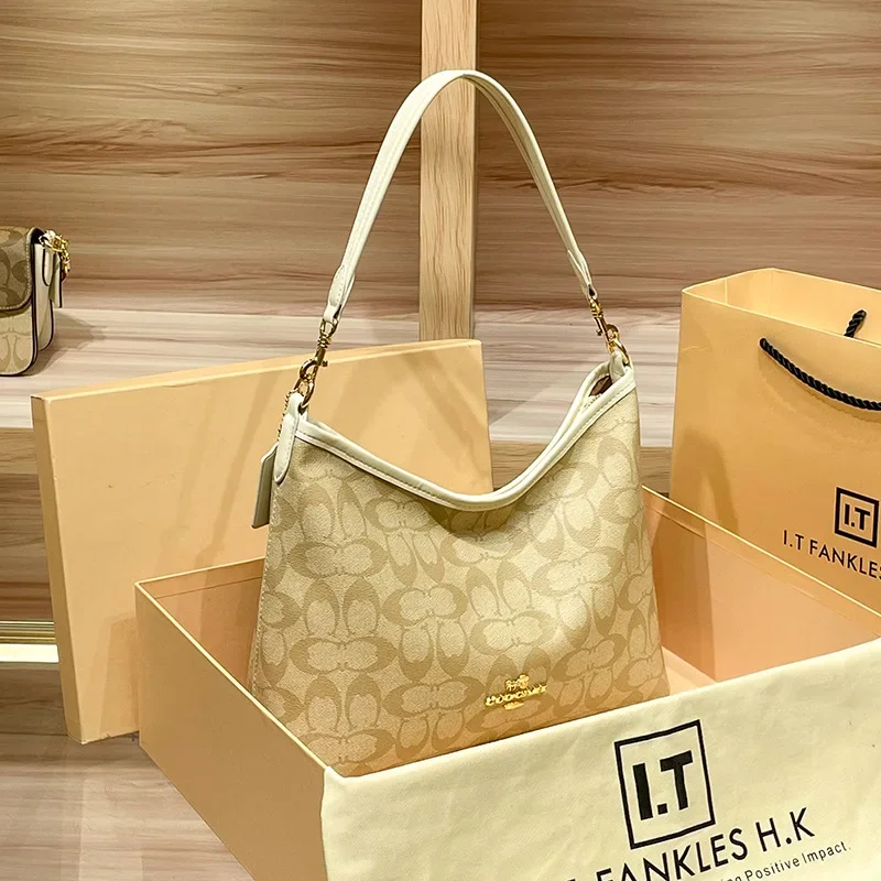 

​Spacious Women's Commuter Bag 2025, Multi-Functional Genuine Leather Tote, Lightweight for Work and Travel​