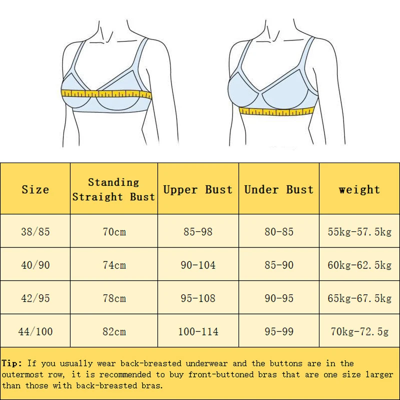 Sujetador con botón frontal para mujer, sostén de talla grande, sujetadores inalámbricos de algodón para madre, ropa interior recogida antiflacidez