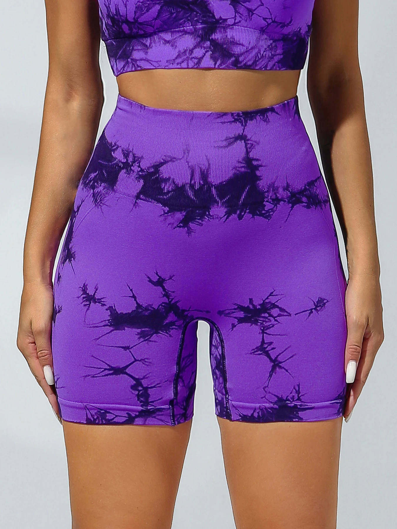 1/3/5/9 قطعة سراويل ضيقة قصيرة للسيدات عالية الخصر لركوب الدراجات-نايلون بدون خياطة وقابل للتمدد وسريع الجفاف لليوجا وصالة الألعاب الرياضية والسراويل الخارجية