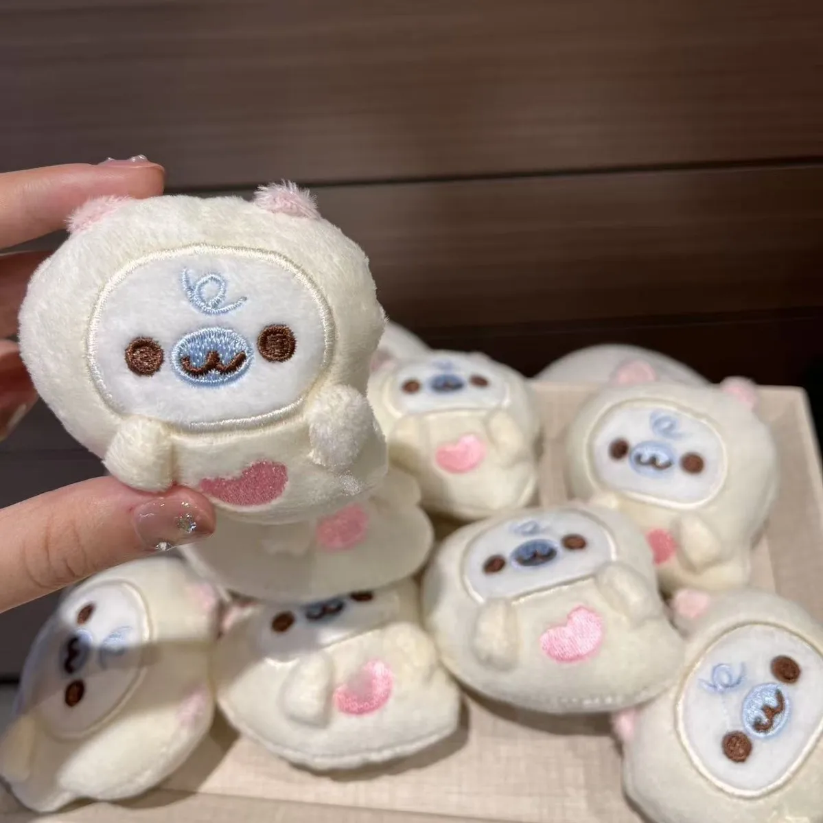 Adorable Plush Seal Keychain Cute Life In The Corner Sunflower Seed Bag Toy Super  Girl Heart Furry Book Bag Hanging Ornament