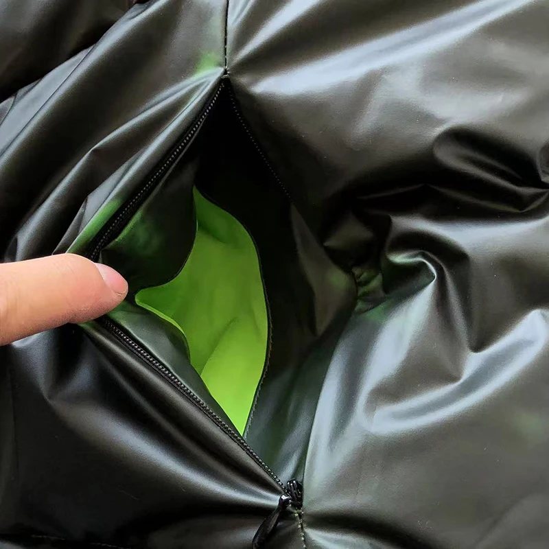 أوروبا الأمريكية الاتجاه العلامة التجارية Mertra سترة قطن تغيير درجة الحرارة الشتاء للجنسين 3D شعار تغيير معطف القطن الأخضر الصورة الحقيقية