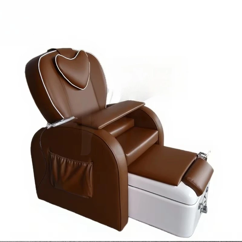 Nail Salon Equipment Foot Spa Chair Electric Luxury Washing Pedicure Spa Chair PU Leather Manicure and Pedicure Chair