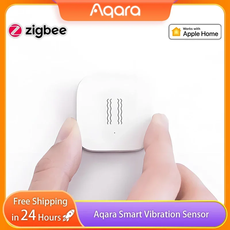 

Умный датчик вибрации Aqara ZigBee, датчик удара движения, монитор сигнализации, встроенный гироскоп для Mijia Homekit, домашний помощник