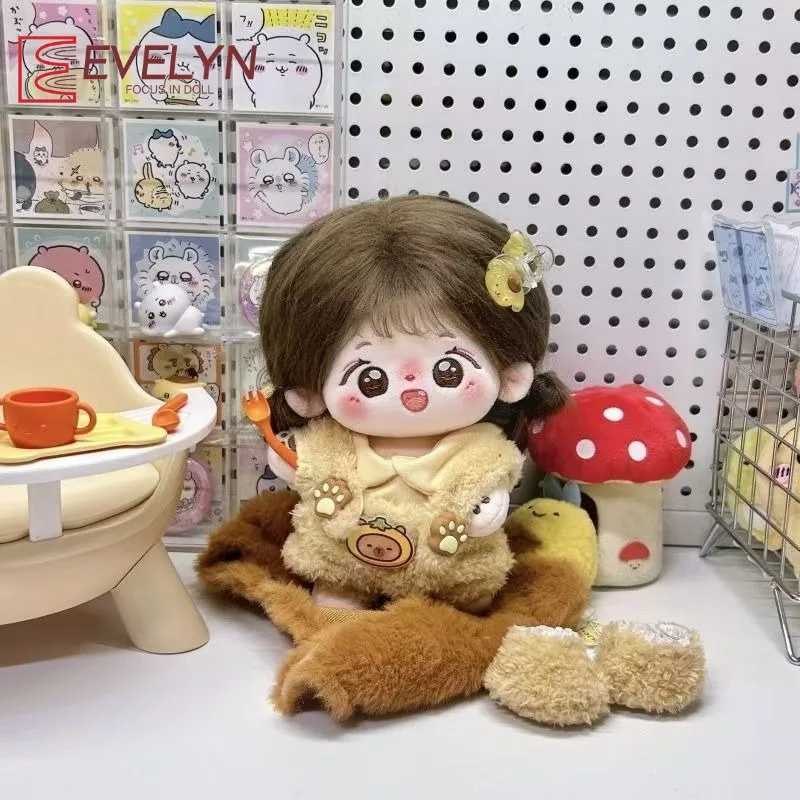 Evelyn Plush Toy 20cm Cotton Doll Clothing No Attribute Cute Set Clothing Doll Replacement Soft Skin friendly Decoration