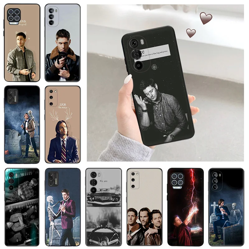 Silicone Soft Phone Case for Motorola G51 G9 G73 G30 G31 G50 4G G51 G60 G71 5G G22 G32 G52 G60s G72 Castiel Supernatural Cover