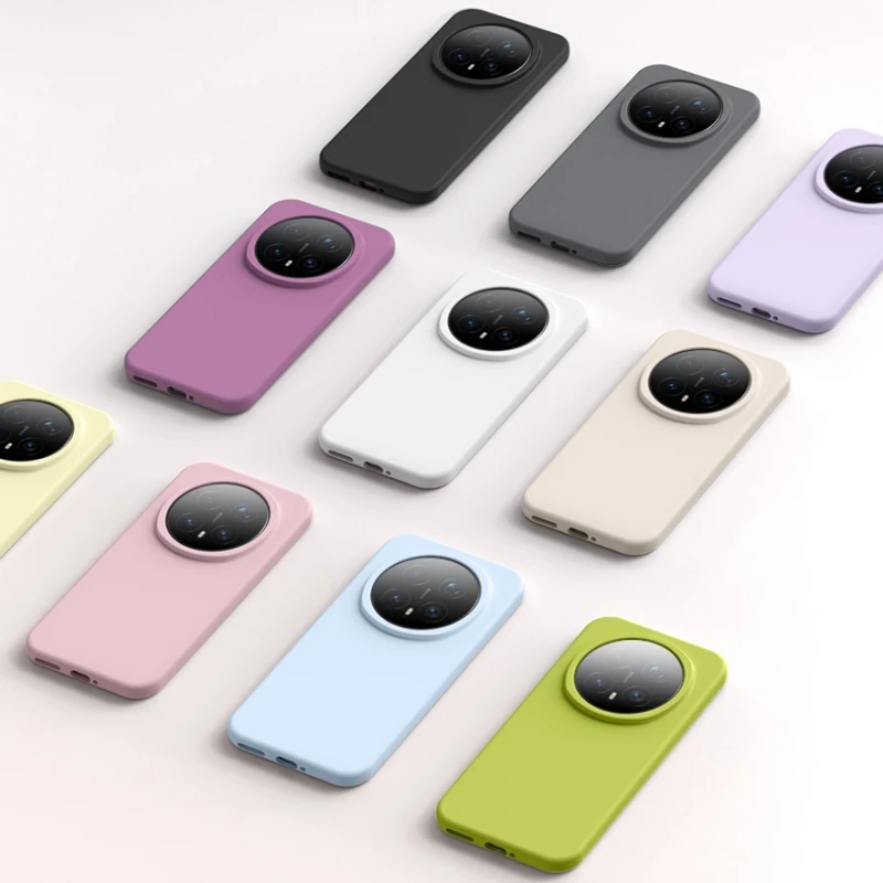 حافظة من السيليكون الناعم السائل لهاتف Honor Magic 8 Pro 5G، ملمس مريح فاخر مدمج في غطاء خلفي للحماية المتدفقة #3