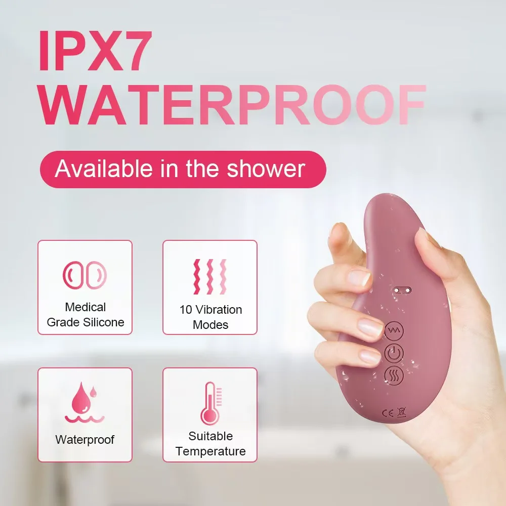 Soft Silicone Breast Massager Warming Lactation Massager Tool for Breastfeeding Heat + Vibration for Clogged Ducts Improved