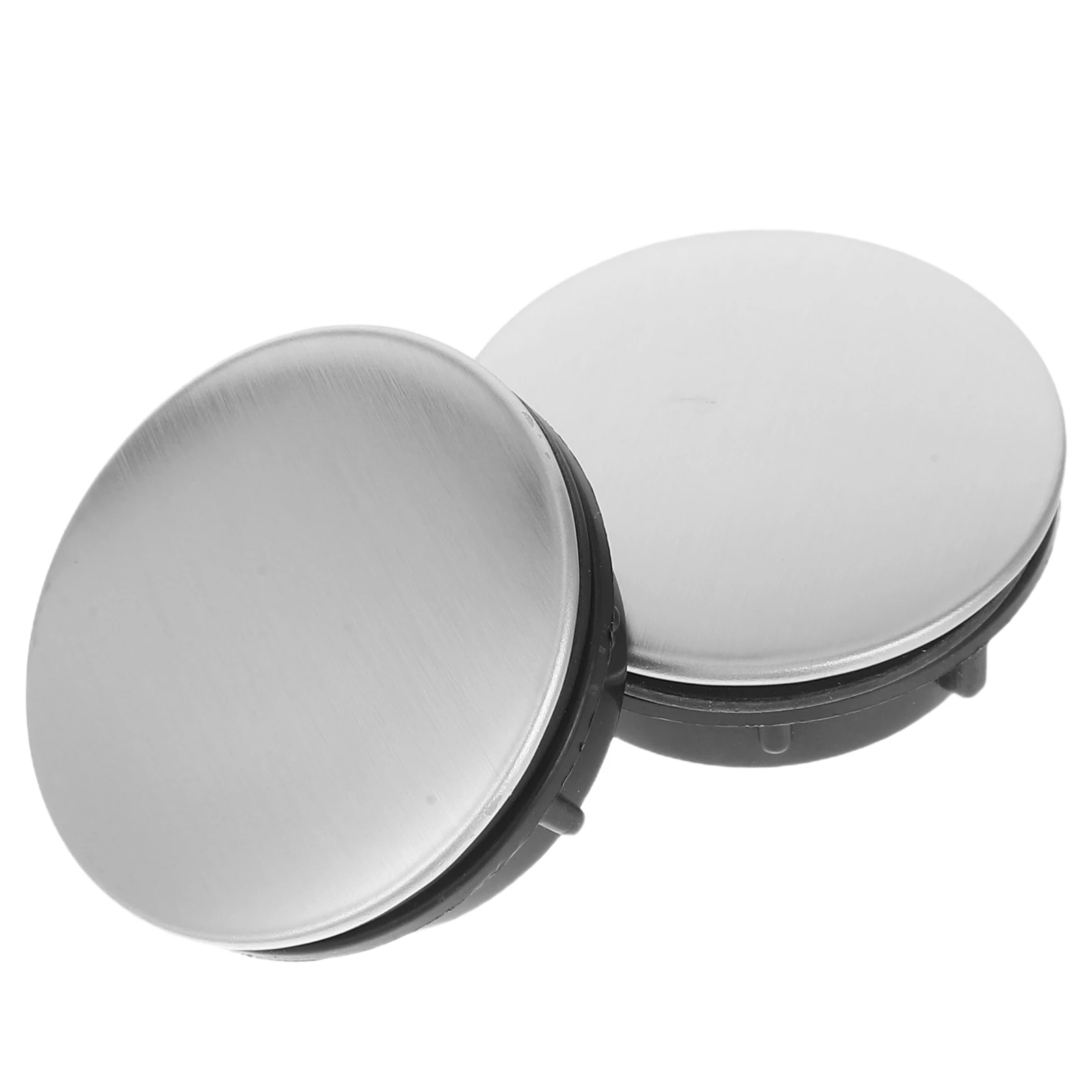 

2 Pcs Sink Hole Cover Kitchen Spray Bathroom Faucet Cap Installation Parts Overflow