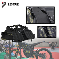 LESQUE Pit Dirt Bike Waterproof Saddle Bag  Side Helmet Riding Travel Bags For Electric Surron Talaria Motorcycle Racing