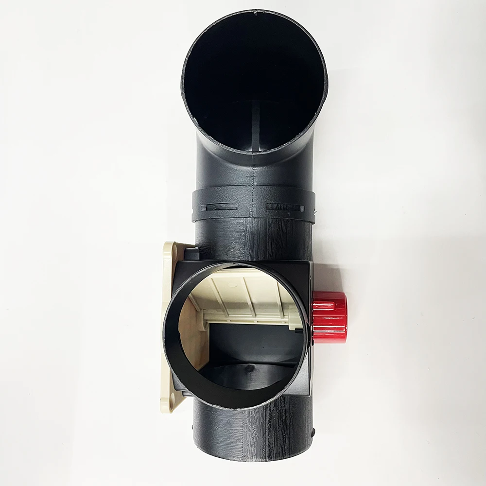 75mm Valve Flap Adjustable Air Diesel Heater Vent Ducting T Branch Splitter+L Elbow Pipe Joiner Connector for Webasto Car Camper