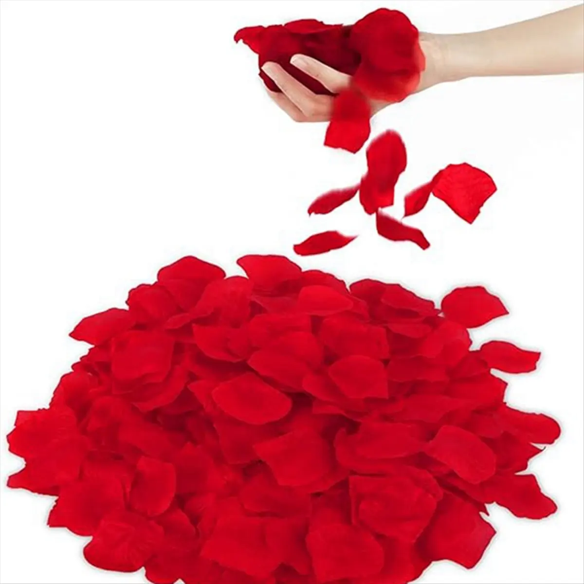 3000PCS Rose Petals,Fake Flower,Rose Petals for Bed & Valentines Decorations,Marry Me Decorations,Artificial Rose Petals &LICG