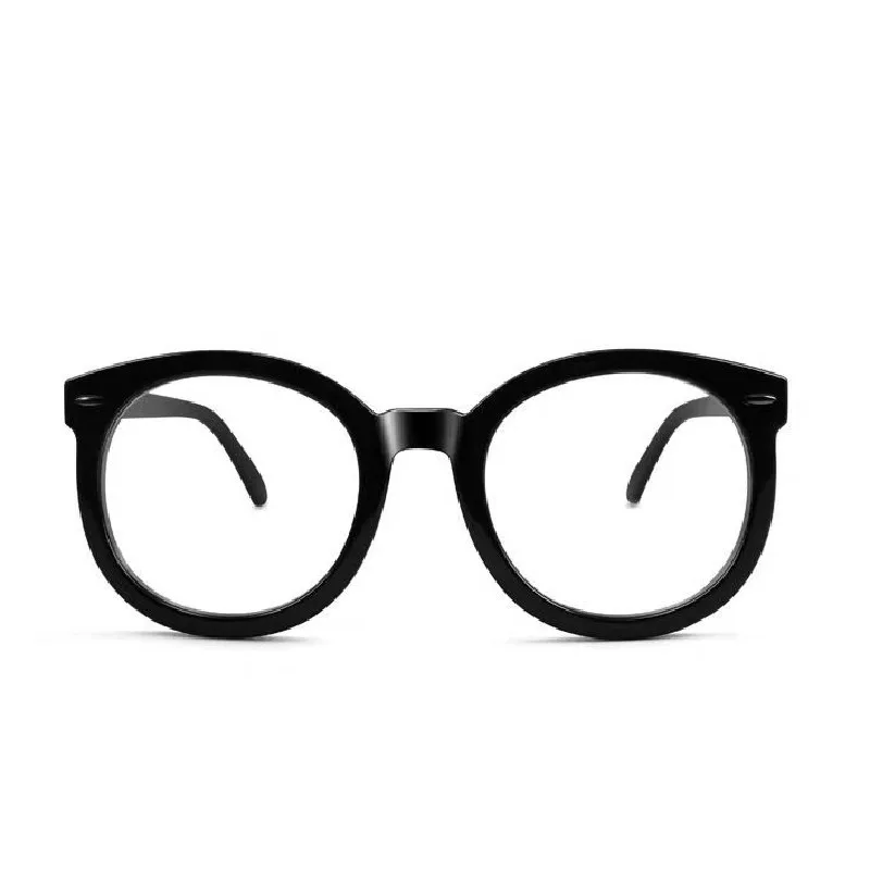 Vintage Men Women Round Frame Myopia Glasses Unisex Big Black Short-sighted Eyeglasses Optical Spectacle Eyewear Diopter