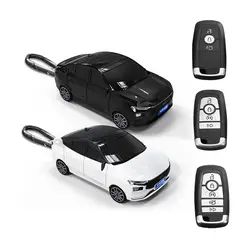 For Ford Fusion Mondeo Key Cover Car Model Key Protective Case Creative Personalized Gift Car Key Pack Buckle Accessories